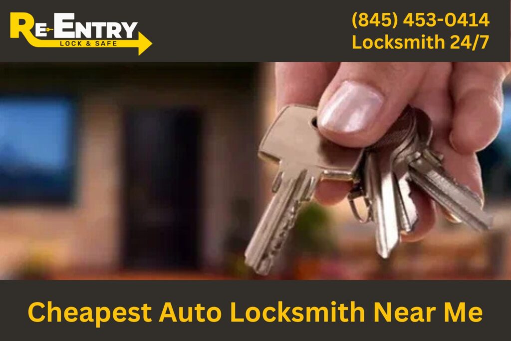 Cheapest auto locksmith offering low-cost car key and lockout solutions near me.