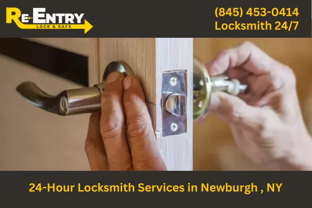24-hour locksmith in Newburgh NY offering emergency lock and key help anytime.