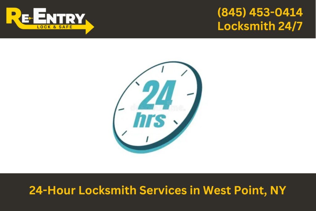 24-hour locksmith in West Point NY offering emergency lock and key help anytime.