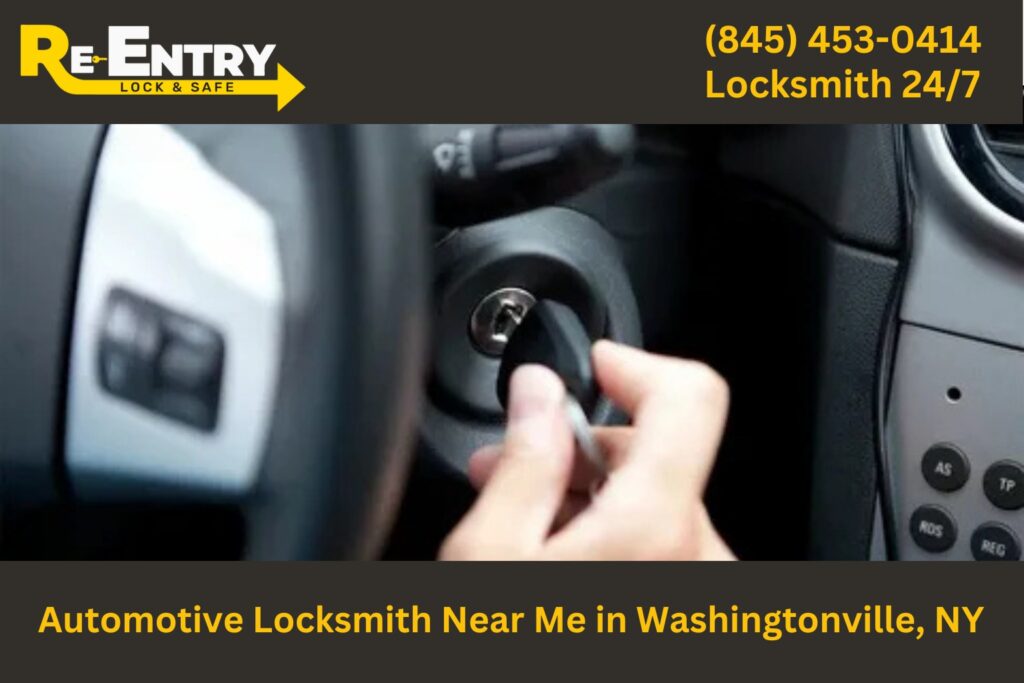 Automotive locksmith in Washingtonville NY providing car key replacement and lockout services.