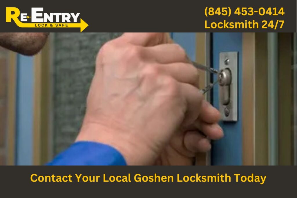 Local Goshen NY locksmith ready to assist with lock and key services.