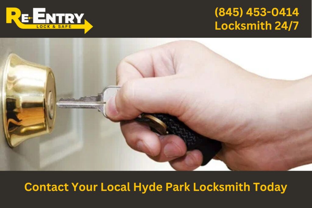 Local Hyde Park NY locksmith ready to help with lock and key services.