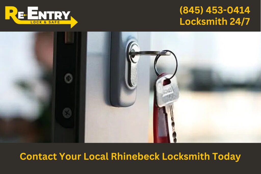 Local Rhinebeck NY locksmith ready to assist with lock and key services.