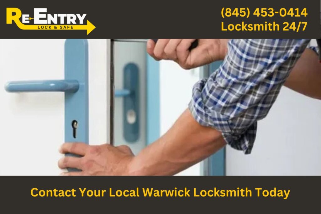 Local Warwick NY locksmith ready to assist with lock and key services.