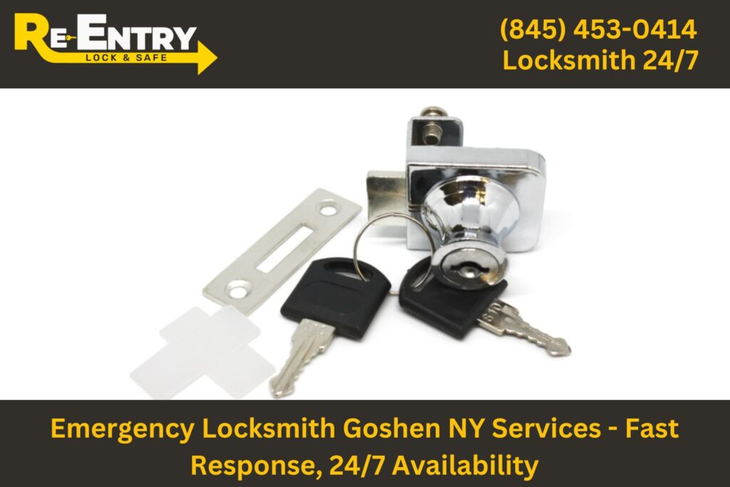Emergency locksmith in Goshen NY providing fast 24/7 lockout and key services.
