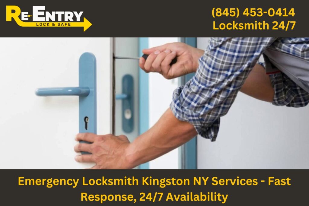 Emergency locksmith in Kingston NY providing fast 24/7 lockout and key services.
