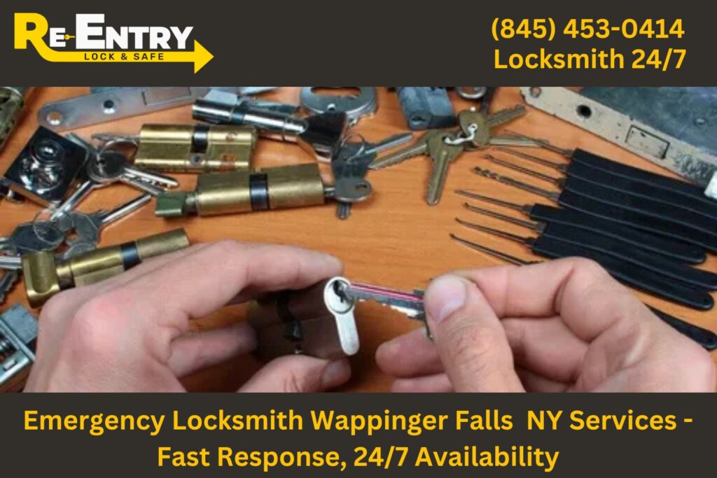 Emergency locksmith in Wappingers Falls NY providing fast 24/7 lockout and key services.