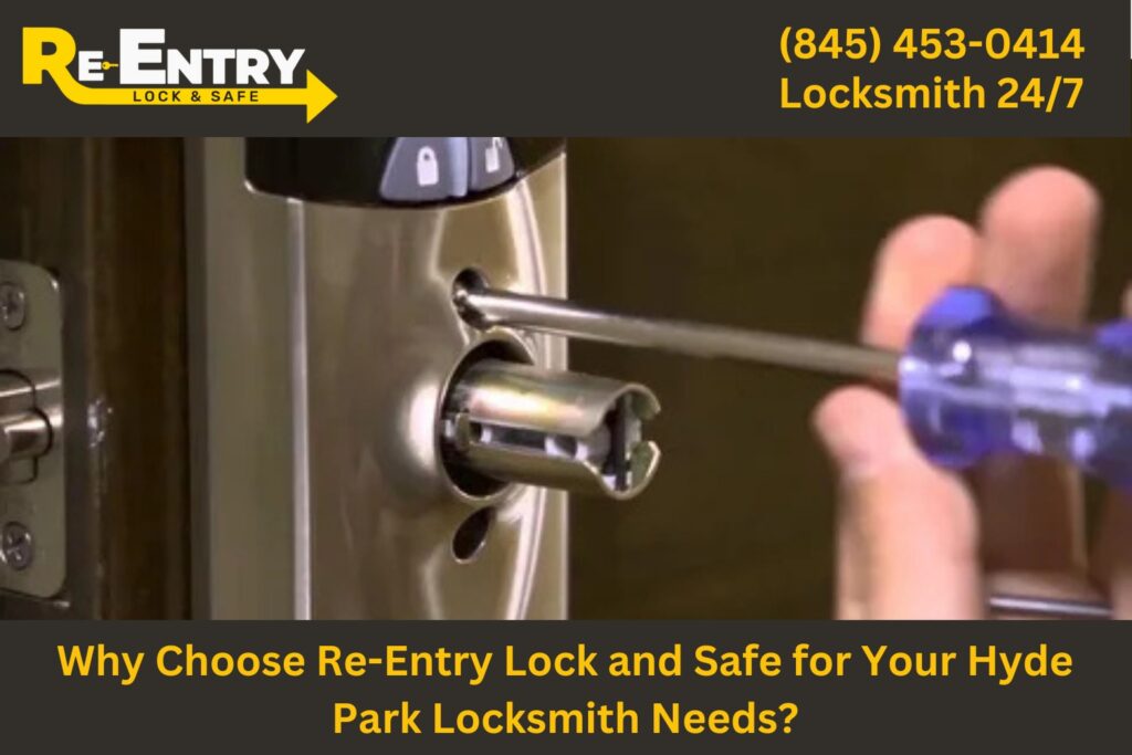 Re-Entry Lock and Safe technician providing professional locksmith services in Hyde Park NY.