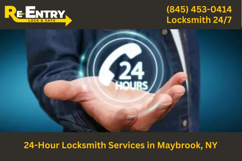 24-hour locksmith in Maybrook NY offering emergency lock and key help anytime.