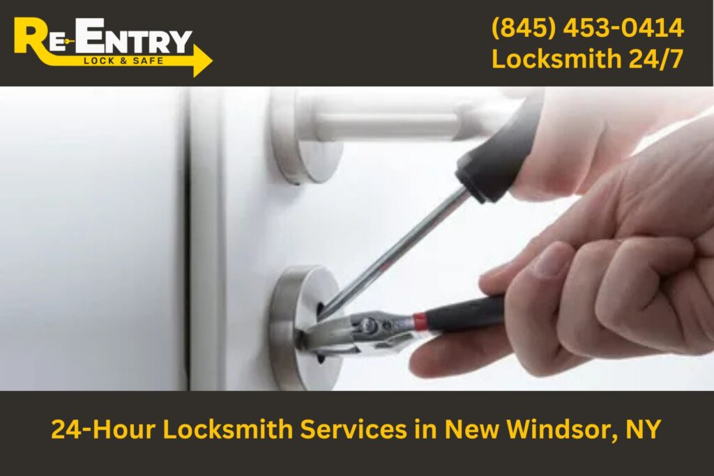 24-hour locksmith in New Windsor NY offering emergency lock and key help anytime.