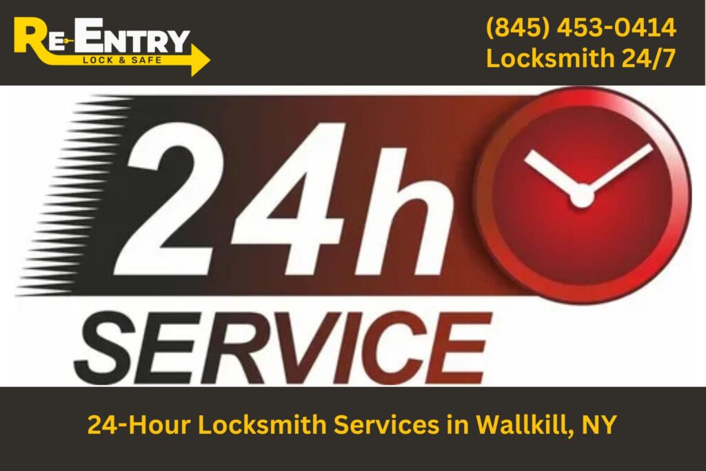 24-hour locksmith in Wallkill NY offering emergency lock and key help anytime.
