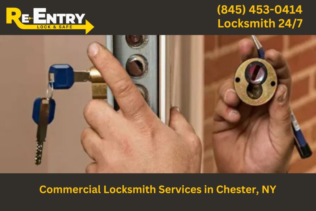 Commercial locksmith in Chester NY providing lock and security services for businesses.