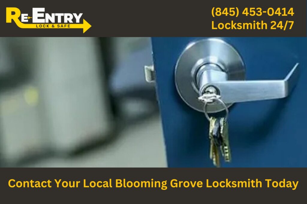 Local Blooming Grove NY locksmith ready to assist with lock and key services.