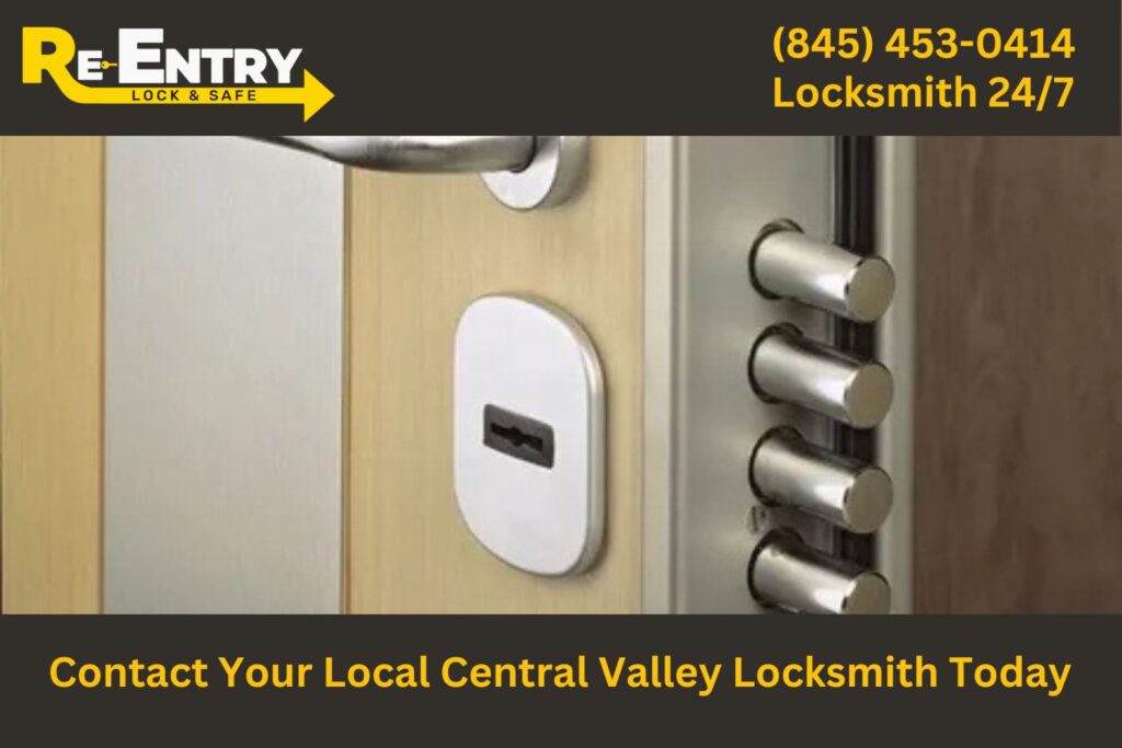 Local Central Valley NY locksmith ready to assist with lock and key services.