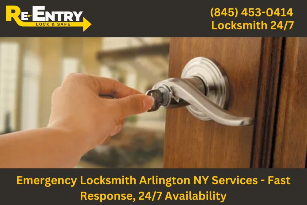 Emergency locksmith in Arlington NY providing fast 24/7 lockout and key services.