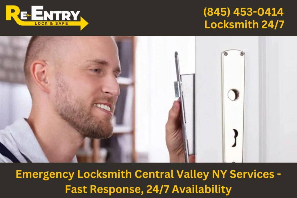 Emergency locksmith in Central Valley NY providing fast 24/7 lockout and key services.
