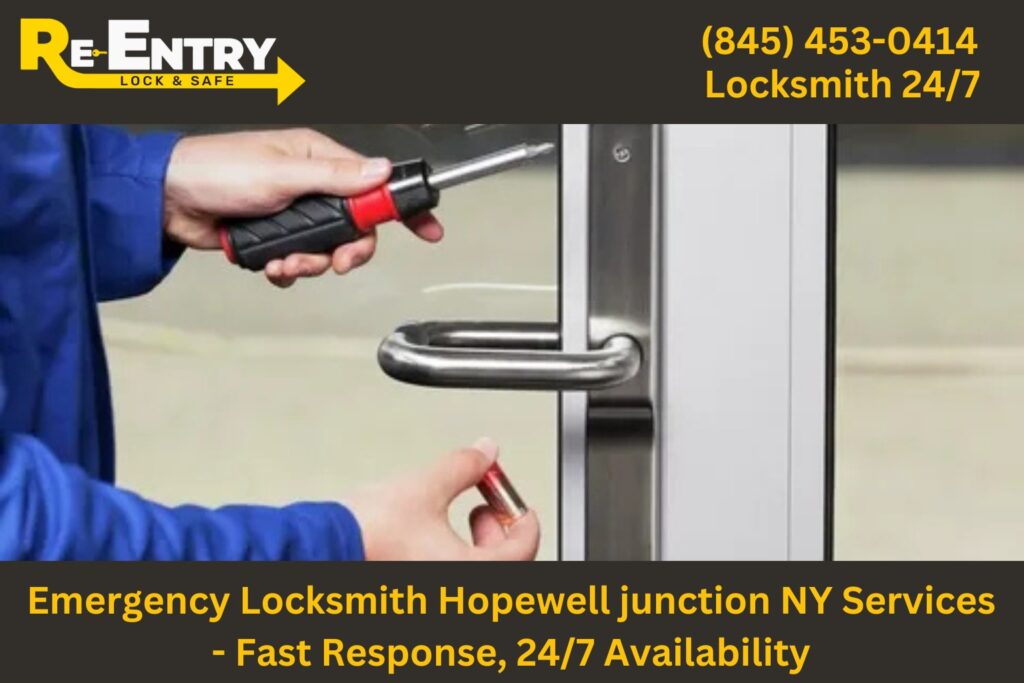 Emergency locksmith in Hopewell Junction NY providing fast 24/7 lockout and key services.
