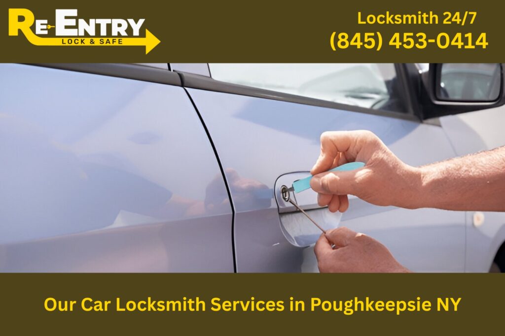 Auto locksmith in Poughkeepsie NY offering car key replacement, lockouts, and ignition repair