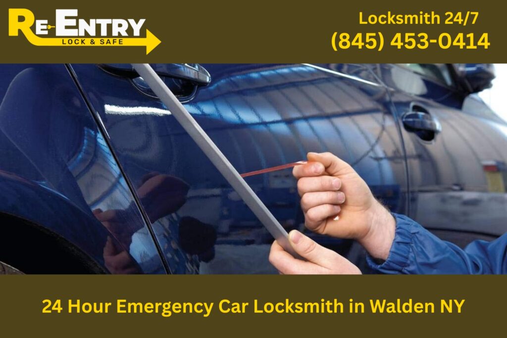 24 hour emergency car locksmith in Walden NY providing fast vehicle lockout and key assistance