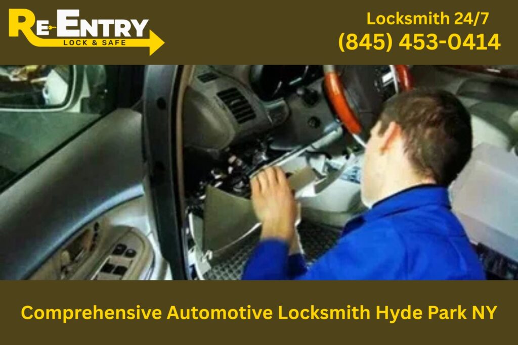 Auto locksmith in Hyde Park NY offering car key replacement, lockouts, and ignition repair