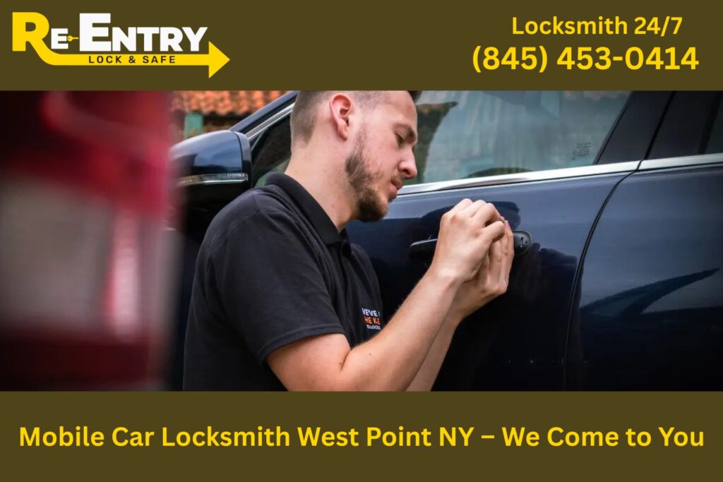 Mobile car locksmith in West Point NY providing on-site car key and lock services