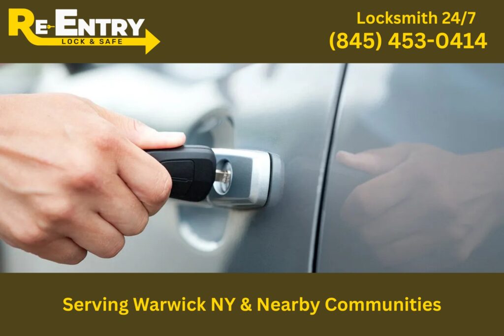 Mobile car locksmith serving Warwick NY and nearby communities