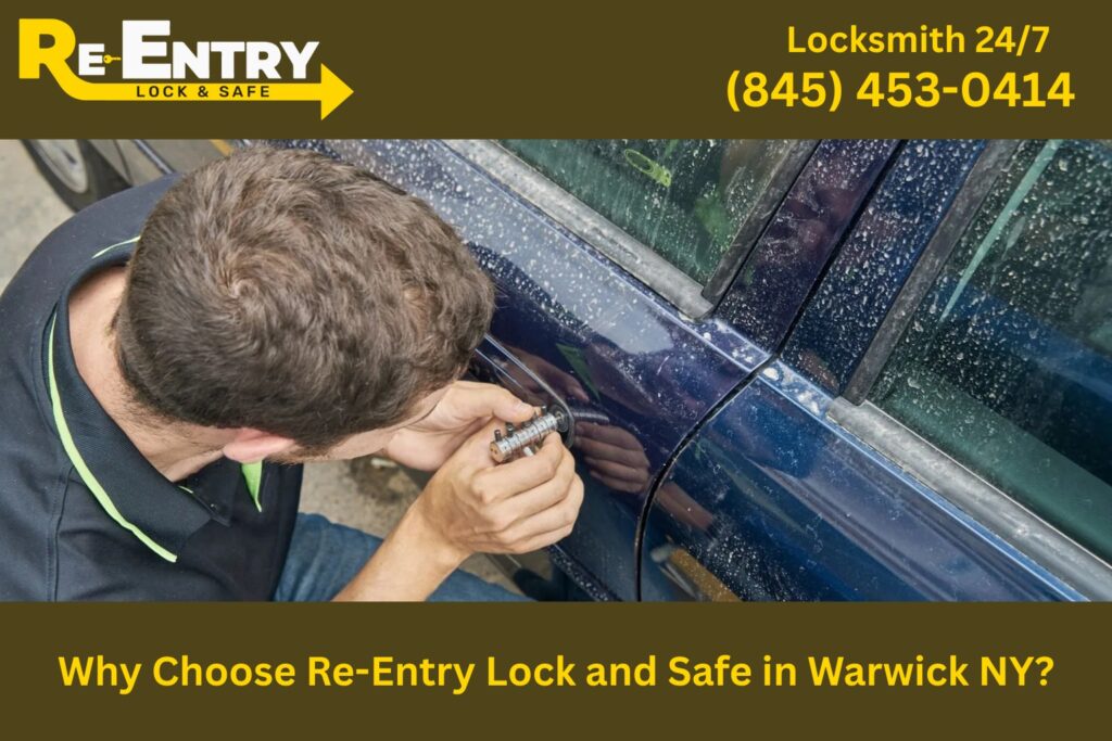 Re-Entry Lock and Safe trusted car locksmith in Warwick NY