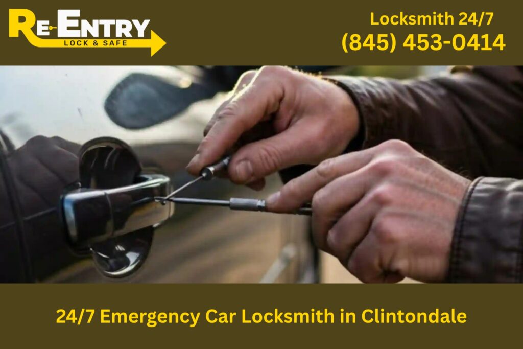 24/7 emergency car locksmith service in Clintondale NY providing mobile lockout assistance