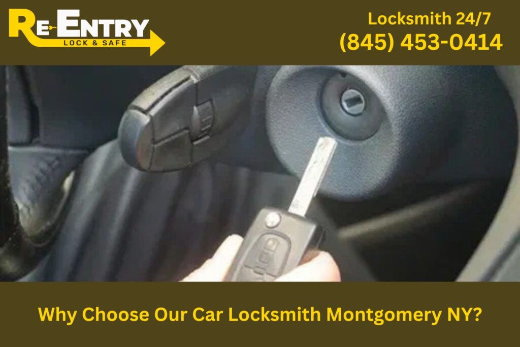 Trusted car locksmith service in Montgomery NY by Re-Entry Lock and Safe