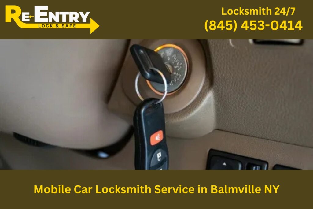 mobile car locksmith service in Balmville NY providing on-site vehicle locksmith assistance