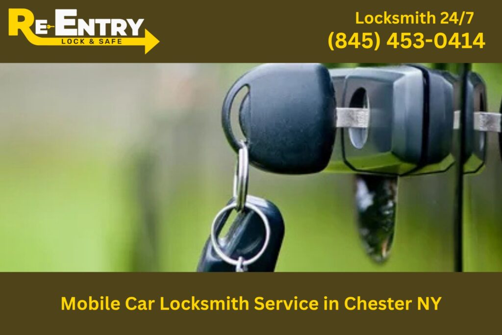 mobile car locksmith service in Chester NY providing on-site vehicle locksmith assistance