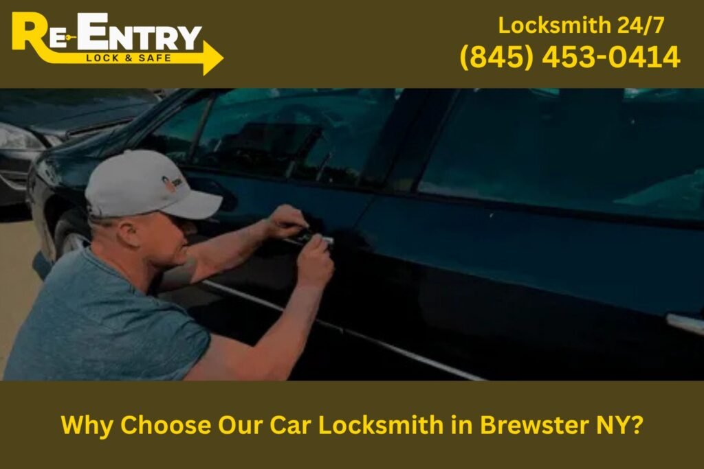 Mobile car locksmith van providing on-site automotive locksmith services in Brewster NY