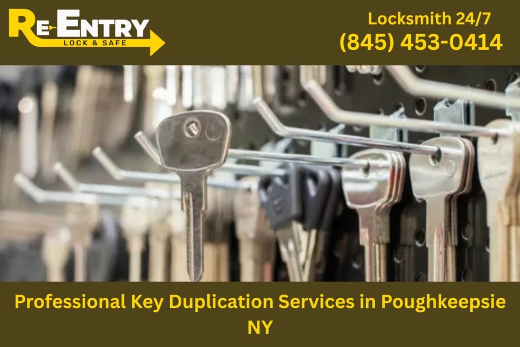 Professional locksmith duplicating car keys and transponder keys in Poughkeepsie NY