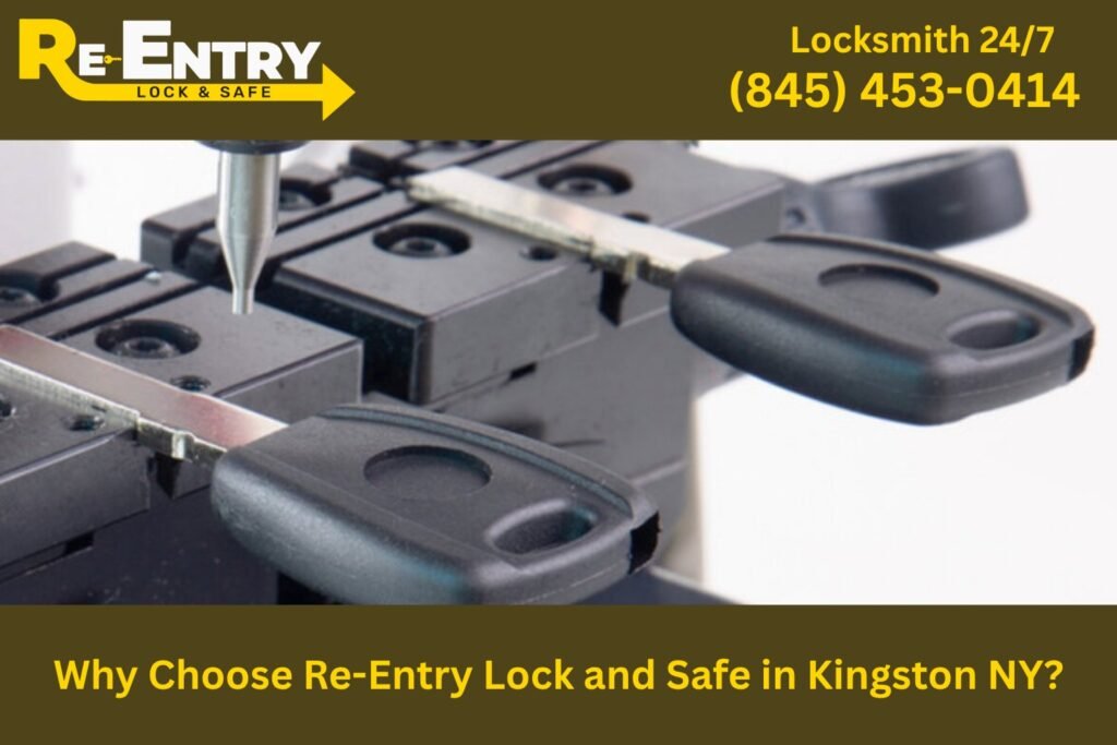 Re-Entry Lock and Safe locksmith providing professional mobile key duplication services in Kingston NY